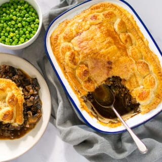 Mushroom and Lentil Pie
