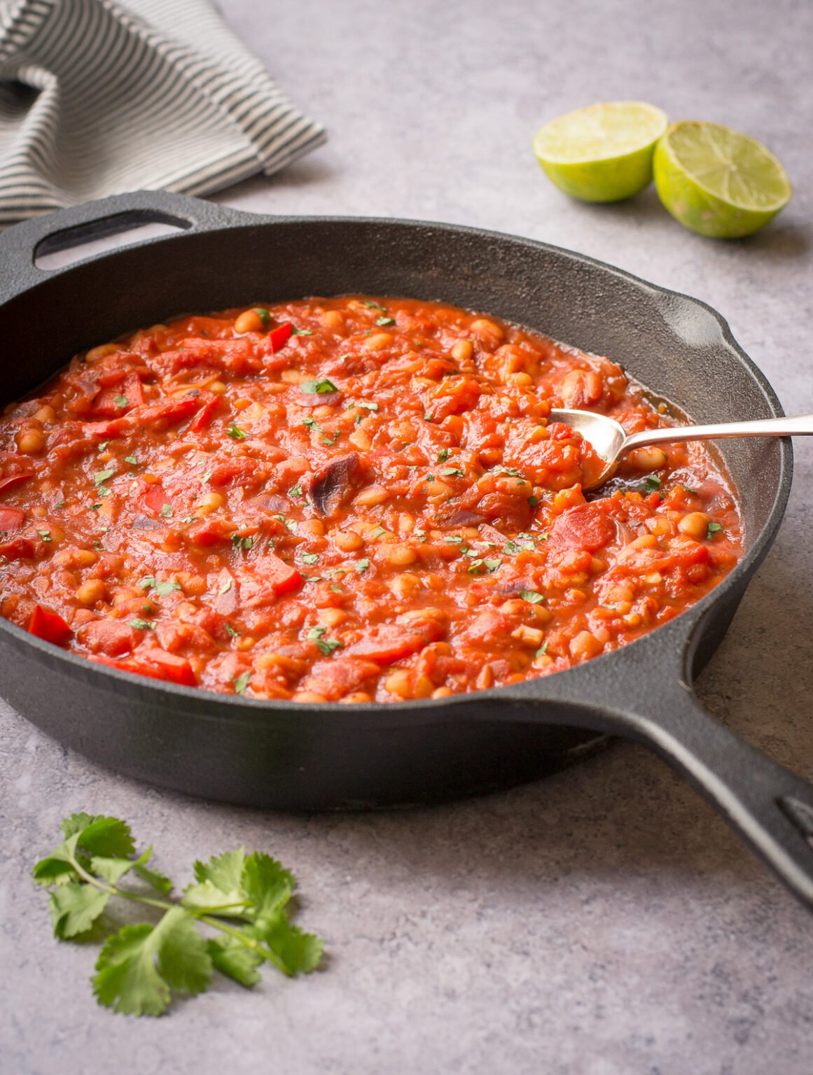 Quick Chilli with Baked Beans The Veg Space
