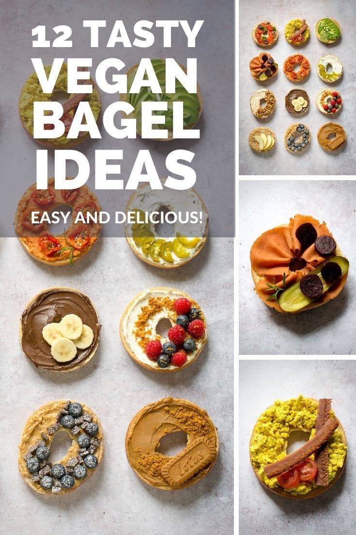 Vegan Bagels 12 tasty toppings The Veg Space vegan recipes