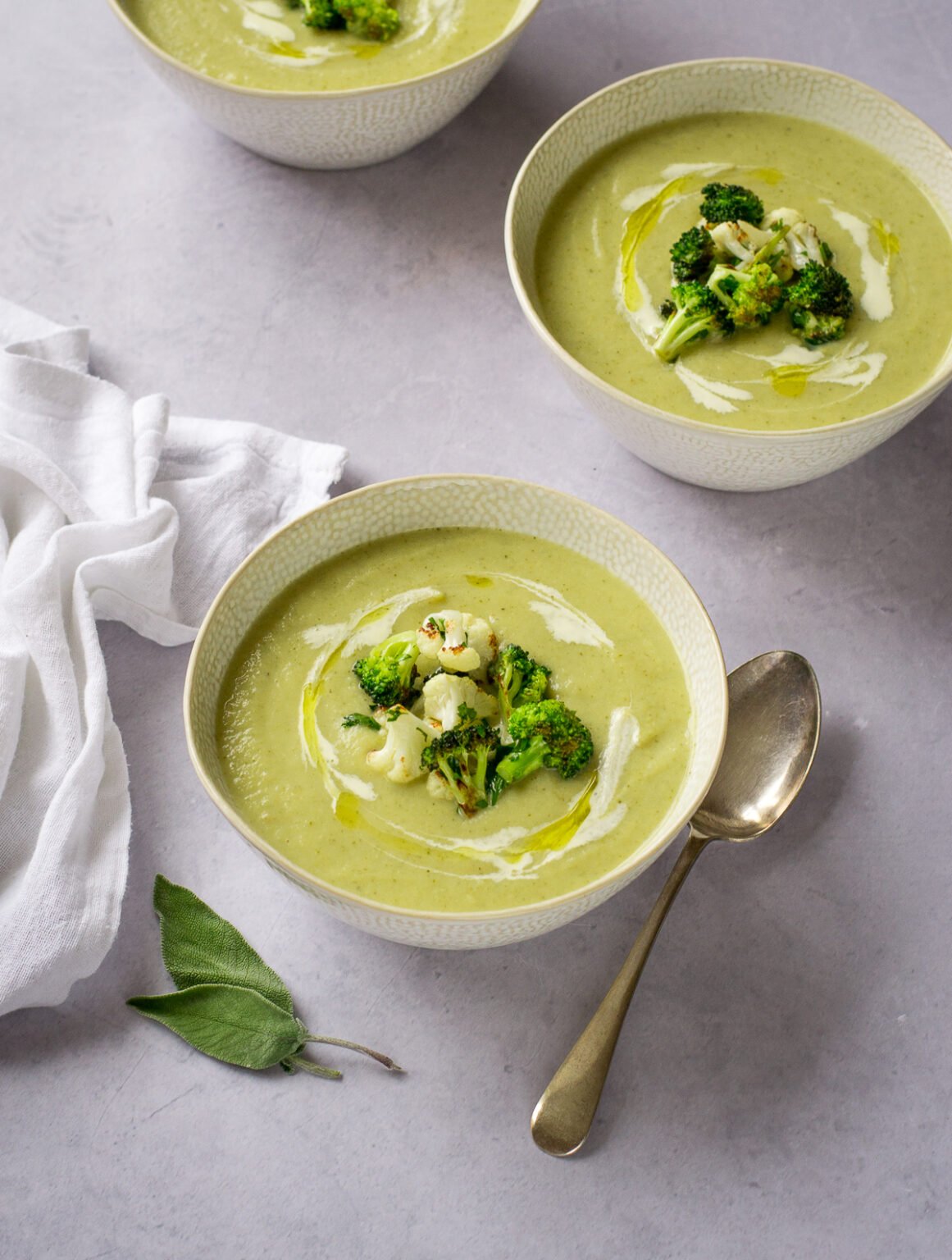 Broccoli and Cauliflower Soup The Veg Space