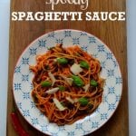Speedy & Spicy Spaghetti Sauce