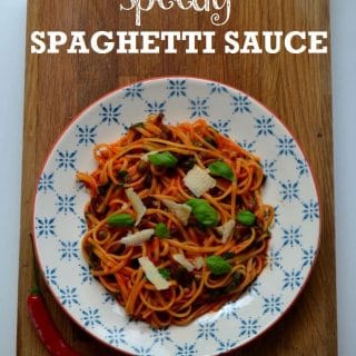 Speedy & Spicy Spaghetti Sauce