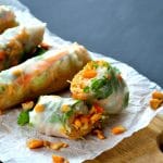 Chilli Peanut Vietnamese Rolls