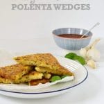 Courgette & Basil Polenta Wedges