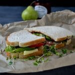 Cheese & Pear Ploughman's | The Veg Space