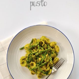 Orecchiette with Broccoli & Walnut Pesto