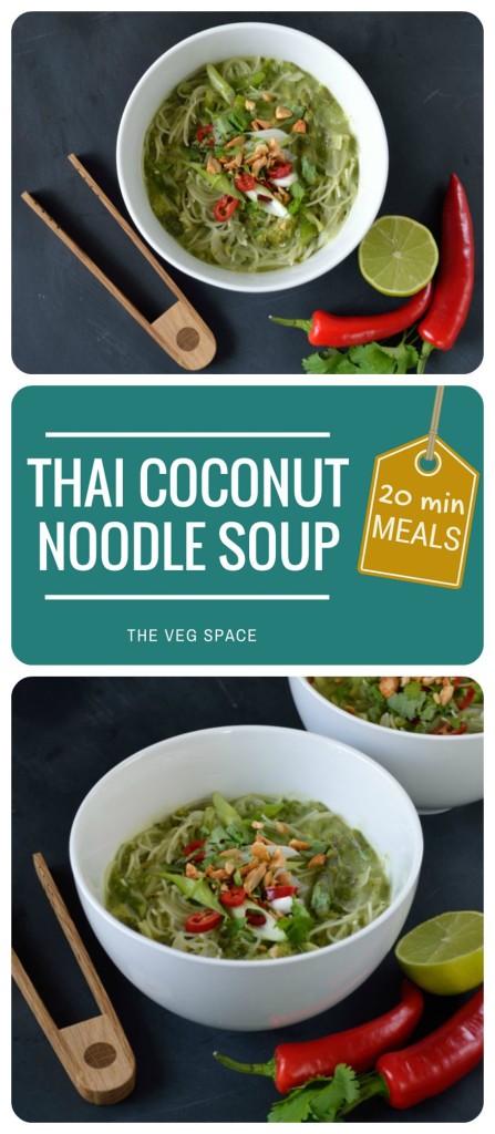 Recipe: Thai Coconut Noodle Soup - The Veg Space