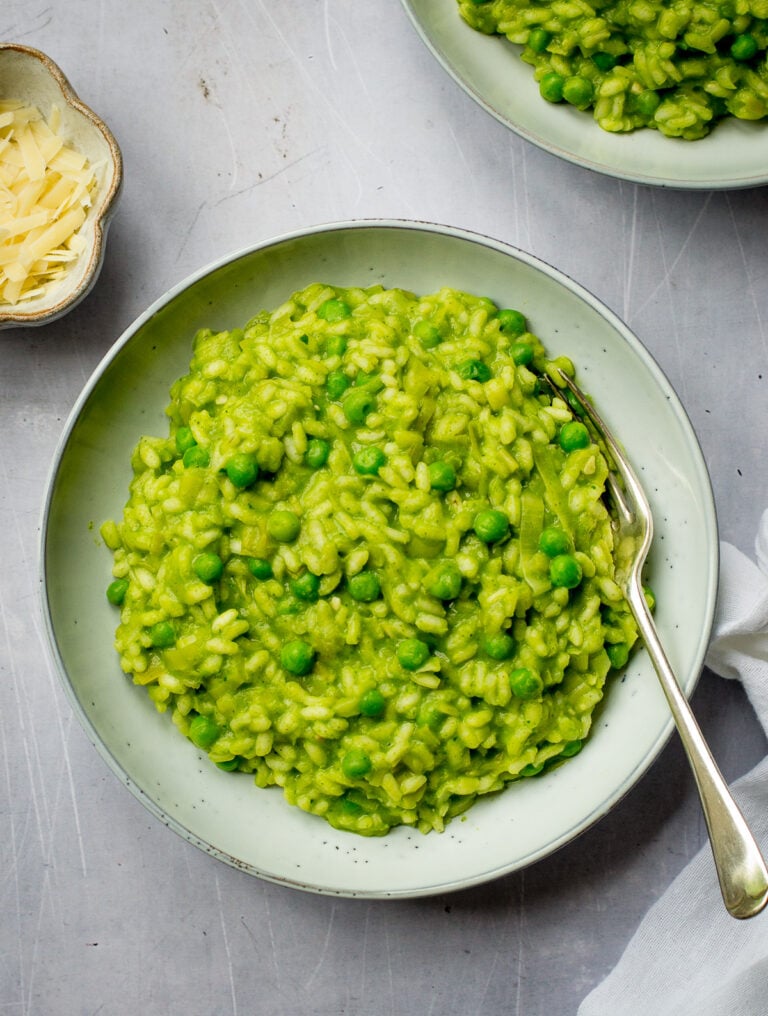 Leek and Pea Risotto The Veg Space