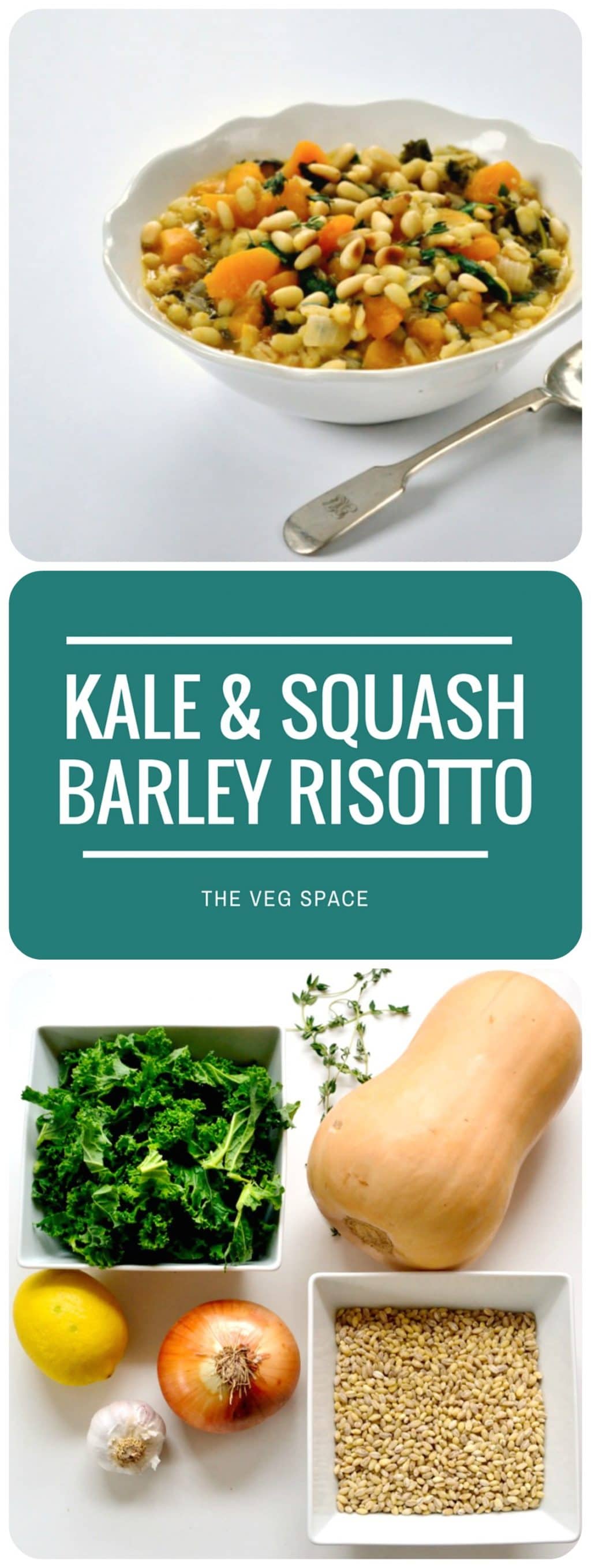 Recipe Kale & Squash Pearl Barley Risotto The Veg Space