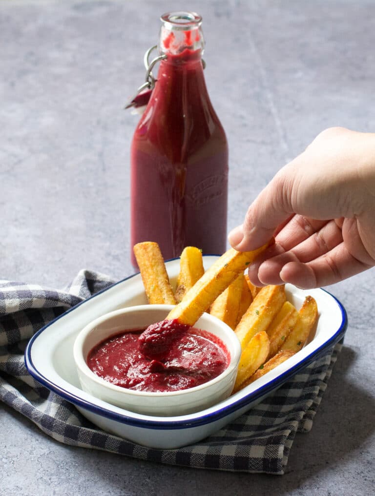Beetroot Ketchup with chilli The Veg Space