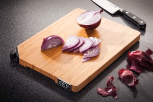 Stellar Kitchen Bamboo Chopping Board with sharpener - Lifestyle (5)