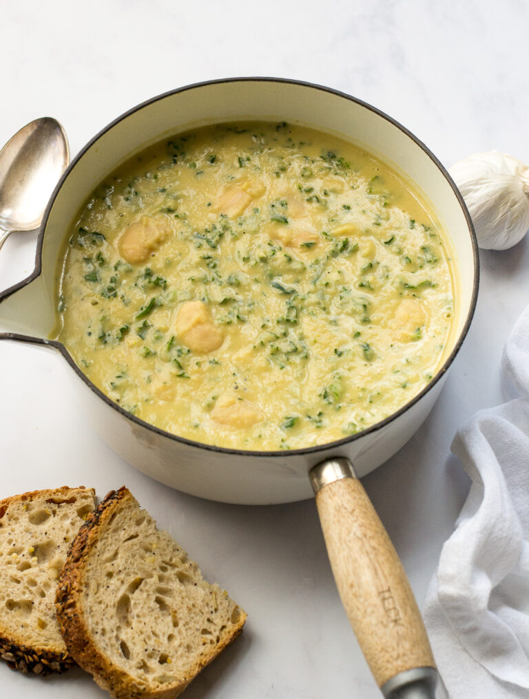 Butter Bean Soup with Kale and Lemon The Veg Space