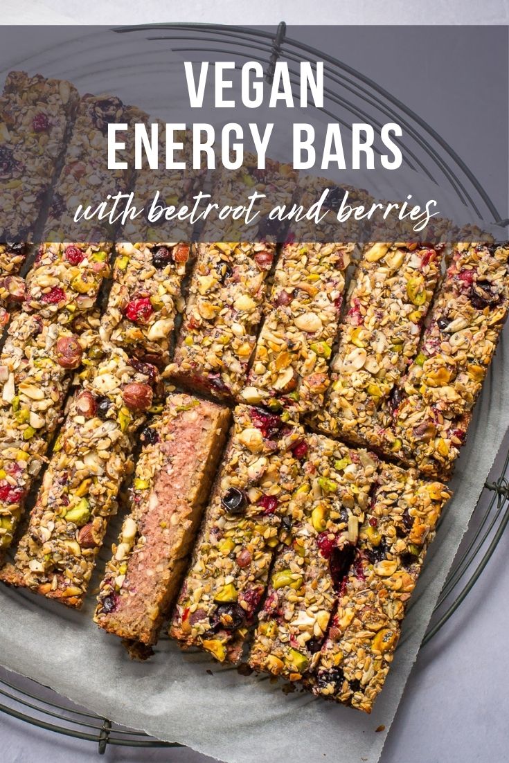 Vegan Energy Bars with Beetroot and Berries The Veg Space