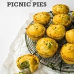 Kale Pesto & Cauliflower Picnic Pies
