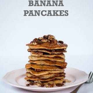 Pecan & Maple Banana Pancakes