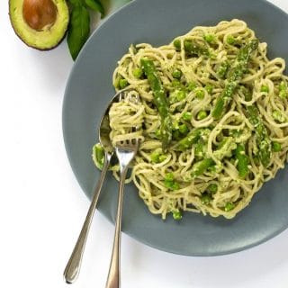 Spelt Spaghetti & Avocado Pesto