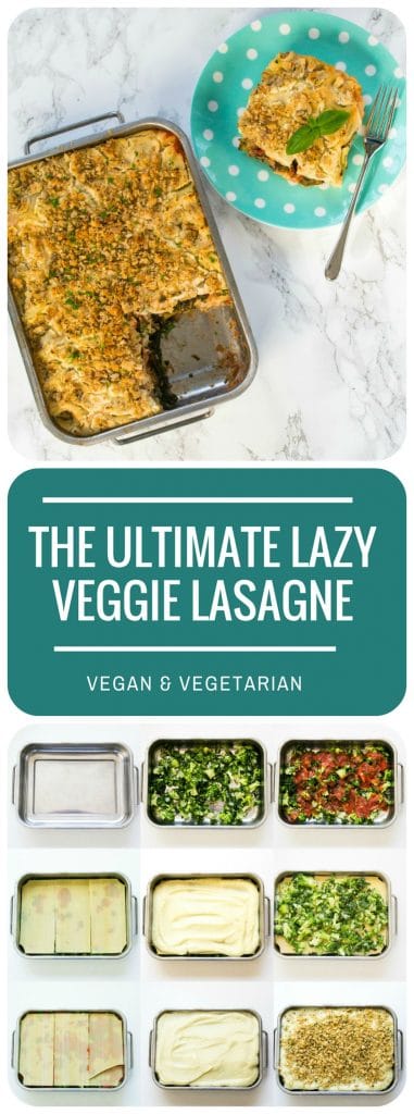 Ultimate Lazy Veggie Lasagne