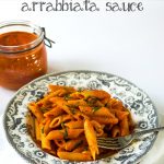 Really lovely roasted tomato Arrabbiata Sauce is surprisingly easy to make and just packed with flavour. #vegan #plantbased #italian | www.thevegspace.co.uk