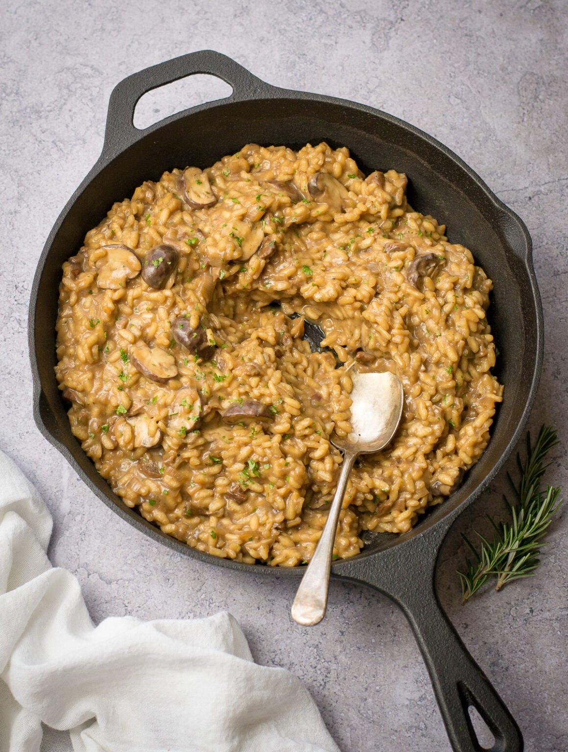 Creamy Mushroom Risotto without wine The Veg Space