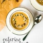 Celeriac & Hazelnut Soup | Vegetarian & Vegan