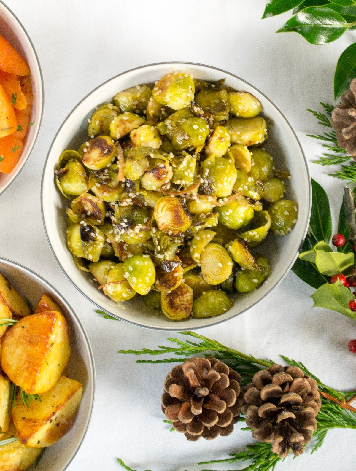 Christmas Brussels Sprouts