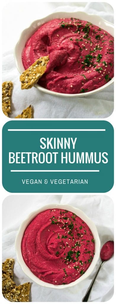 Beetroot Hummus in under 10 mins The Veg Space vegan comfort food