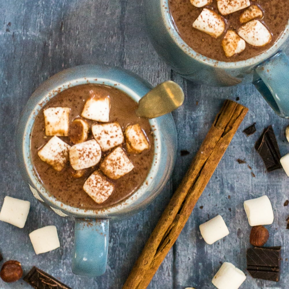 Vegan Hazelnut Hot Chocolate