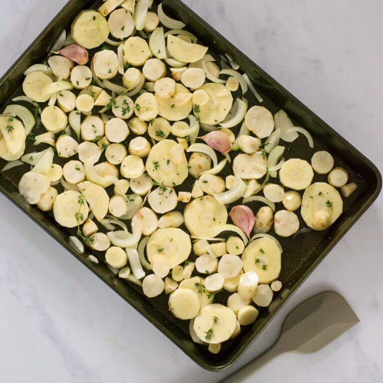 Roasted Jerusalem Artichoke Soup with parsnips The Veg Space