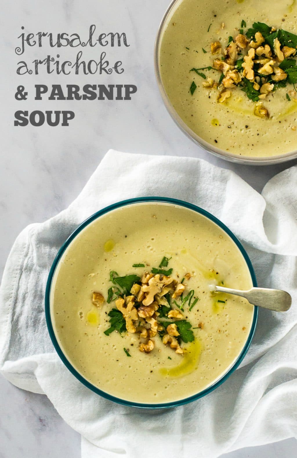 Recipe Roasted Jerusalem Artichoke & Parsnip Soup (Vegan) The Veg Space