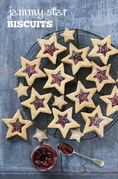 Recipe: Jammy Star Biscuits (Vegan)