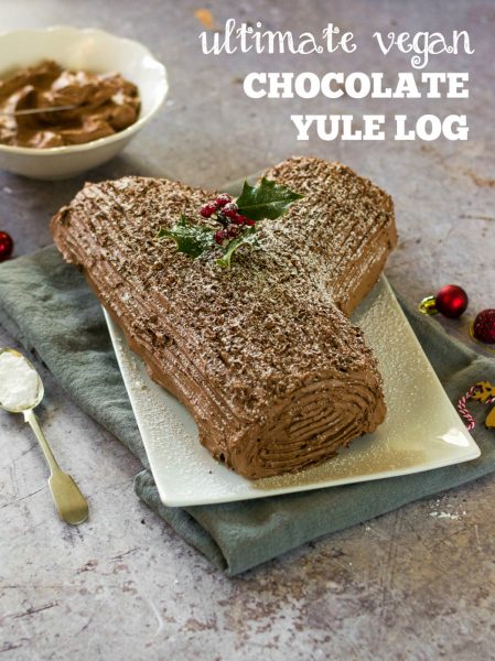 Recipe: Ultimate Vegan Chocolate Yule Log