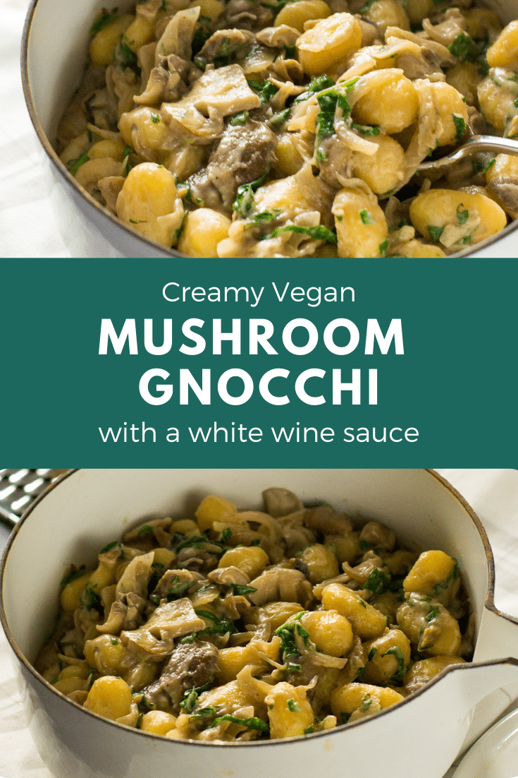 Creamy Vegan Gnocchi with wild mushrooms The Veg Space