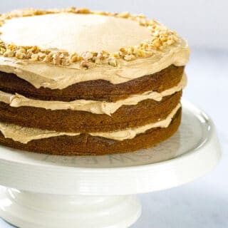 Vegan Coffee & Walnut Cake