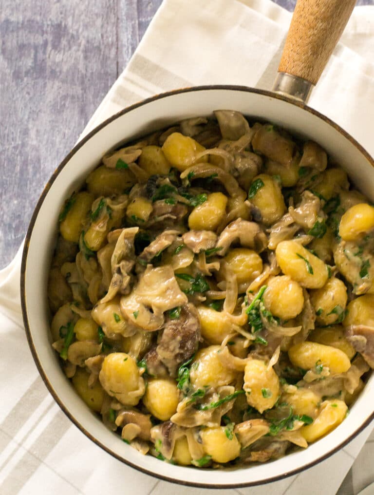 Creamy Vegan Gnocchi with wild mushrooms The Veg Space