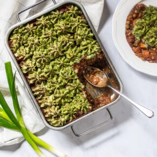 Vegan Cottage Pie with Colcannon Mash from The Veg Space