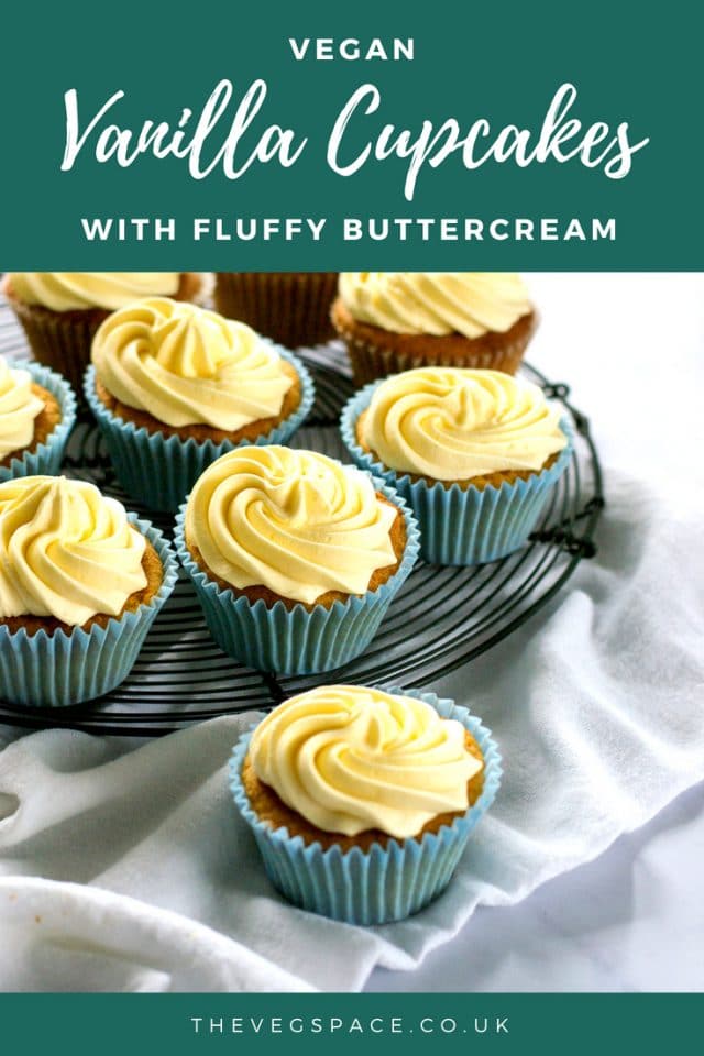 Vanilla Vegan Cupcakes Recipe | The Veg Space UK food blog