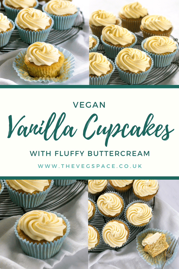 Vanilla Vegan Cupcakes Recipe | The Veg Space UK food blog