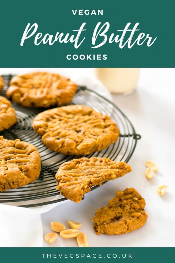 Vegan Peanut Butter Cookies | The Veg Space UK vegan blog