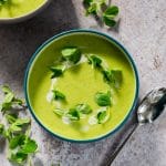 Fennel Soup with peas and lemon #recipe #vegan #plantbased #veganfood