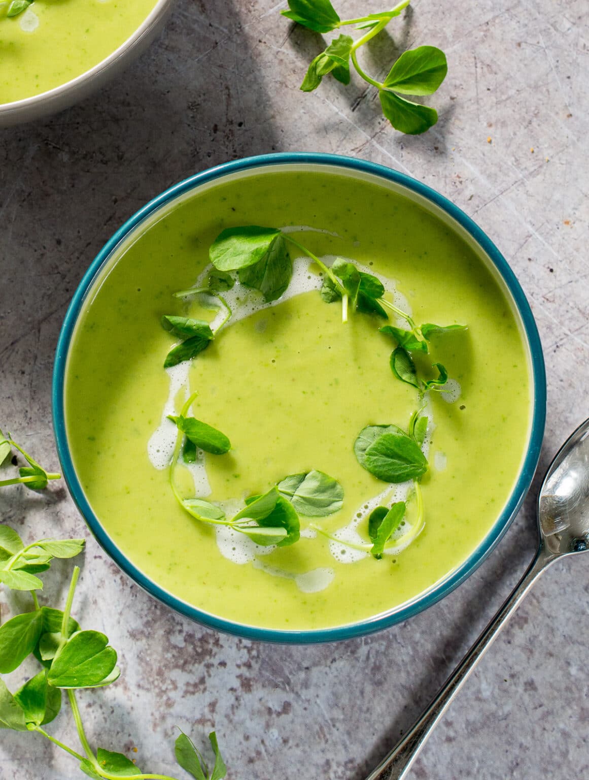 Roasted Fennel Soup with peas and lemon The Veg Space