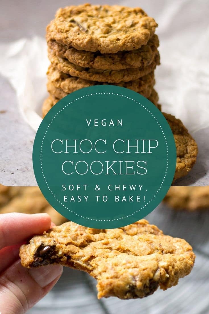 Vegan Chocolate Chip Cookies | The Veg Space
