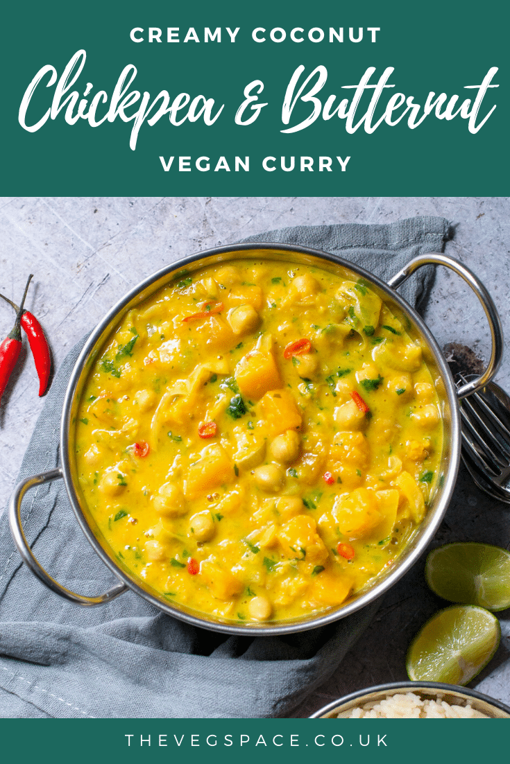 Chickpea and Butternut Squash Curry | The Veg Space vegan recipes
