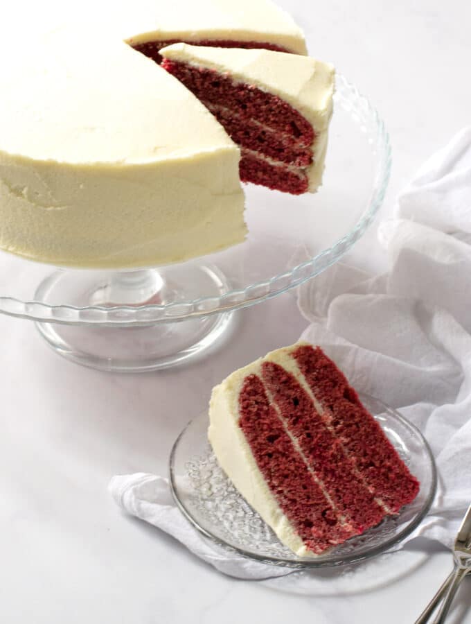 Dairy Free Red Velvet Cake