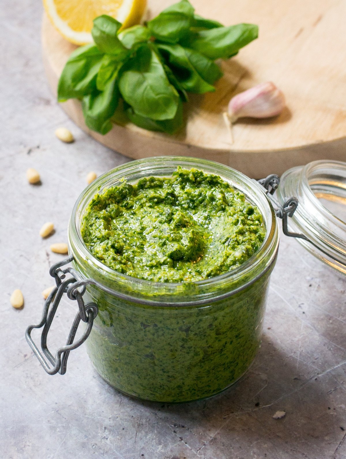 Homemade Vegan Pesto Recipe | The Veg Space recipes