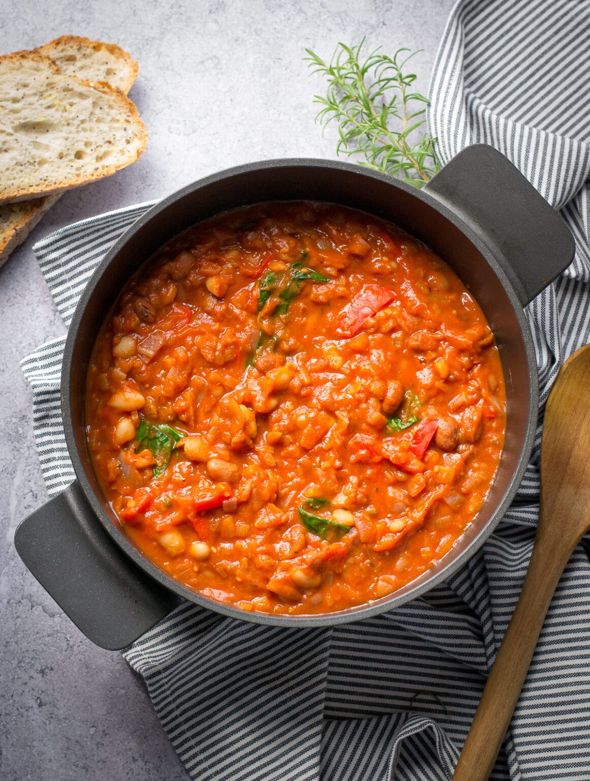 bean vegetable stew budget dinner under $2 per serving hearty easy winter