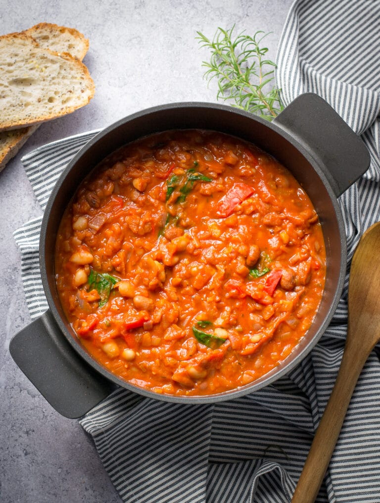 Tuscan Bean Stew with garlic & oregano The Veg Space recipes