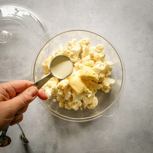 Quick Microwave Vegan Cauliflower Mash The Veg Space recipes