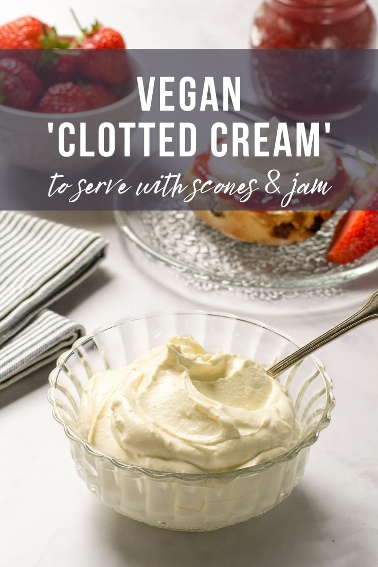 3minute Vegan Clotted Cream The Veg Space easy vegan recipes