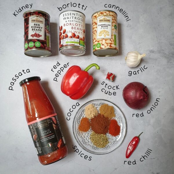 Smoky 3 Bean Chilli The Veg Space