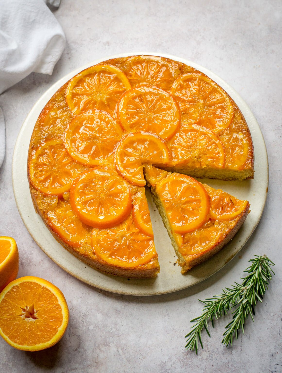 Sticky Vegan Orange Cake | The Veg Space